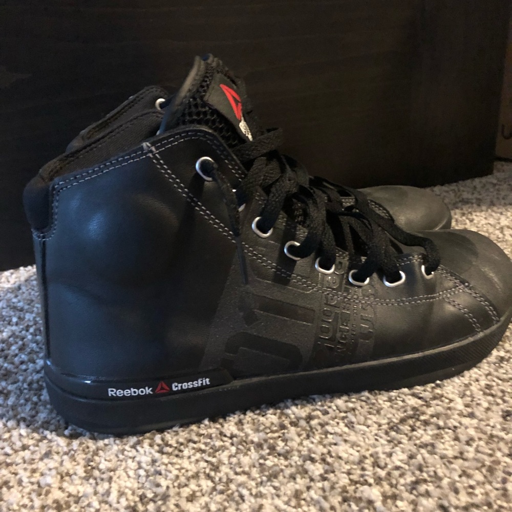 Reebok CrossFit Powerlifting shoes.